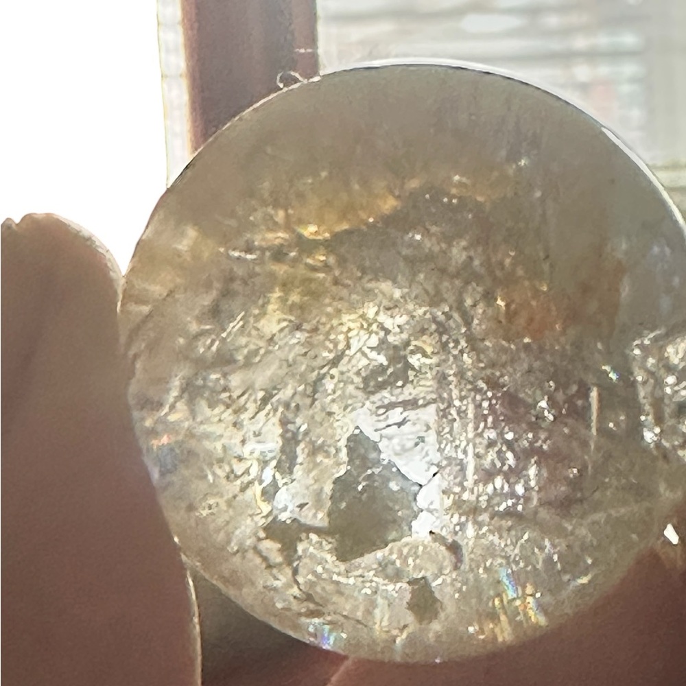 Golden Healer Crystal Small Sphere